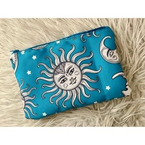 ✨Handmade Blue Sun & Moon Makeup Bag
